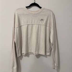 Nike Beige Long Sleeve Top